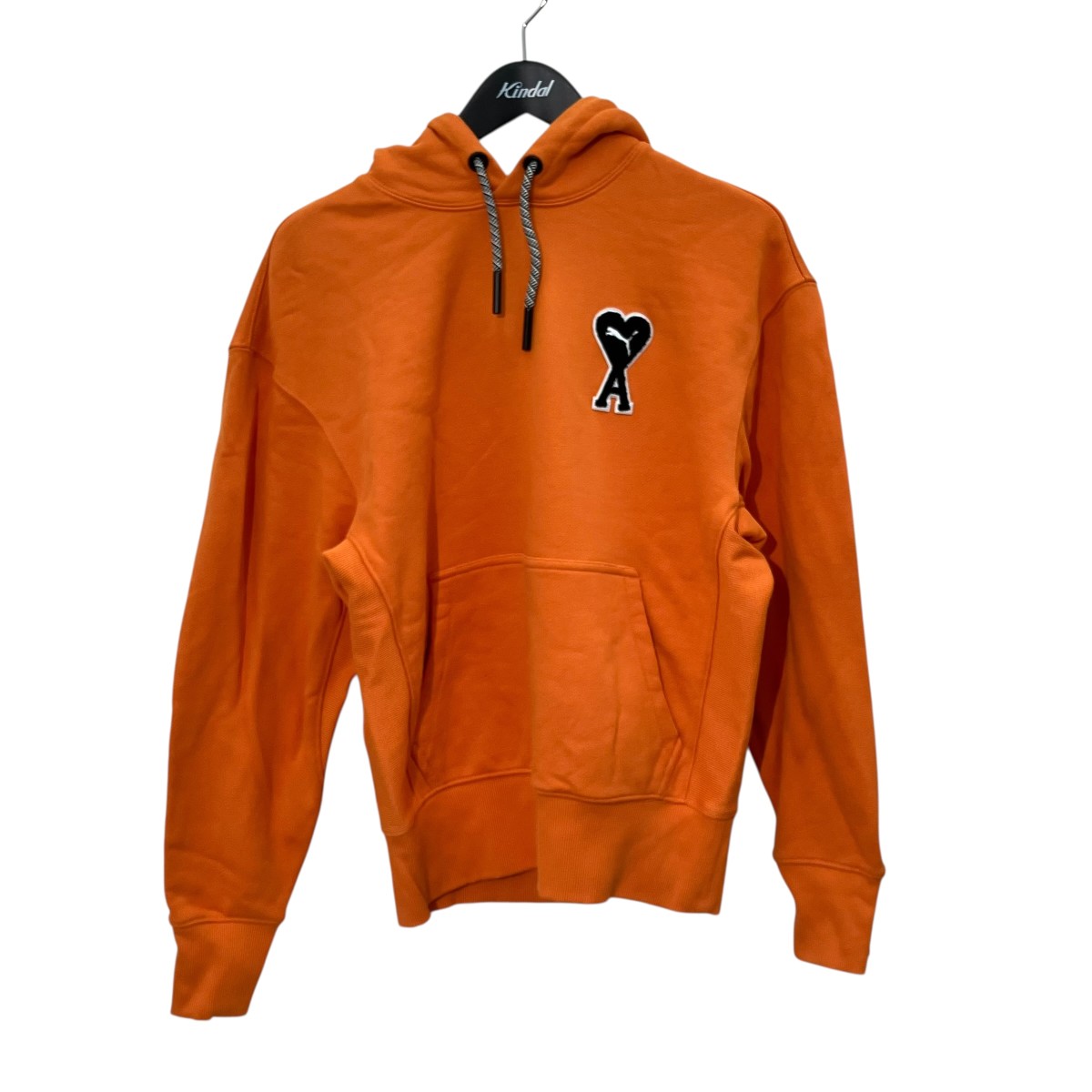 【中古】\u003cBR\u003eAMI PARIS×PUMA\u003cBR\u003eティーシャツパーカー オレンジ色 大きさ：S\u003cBR\u003e【通貨価値思いなおす】