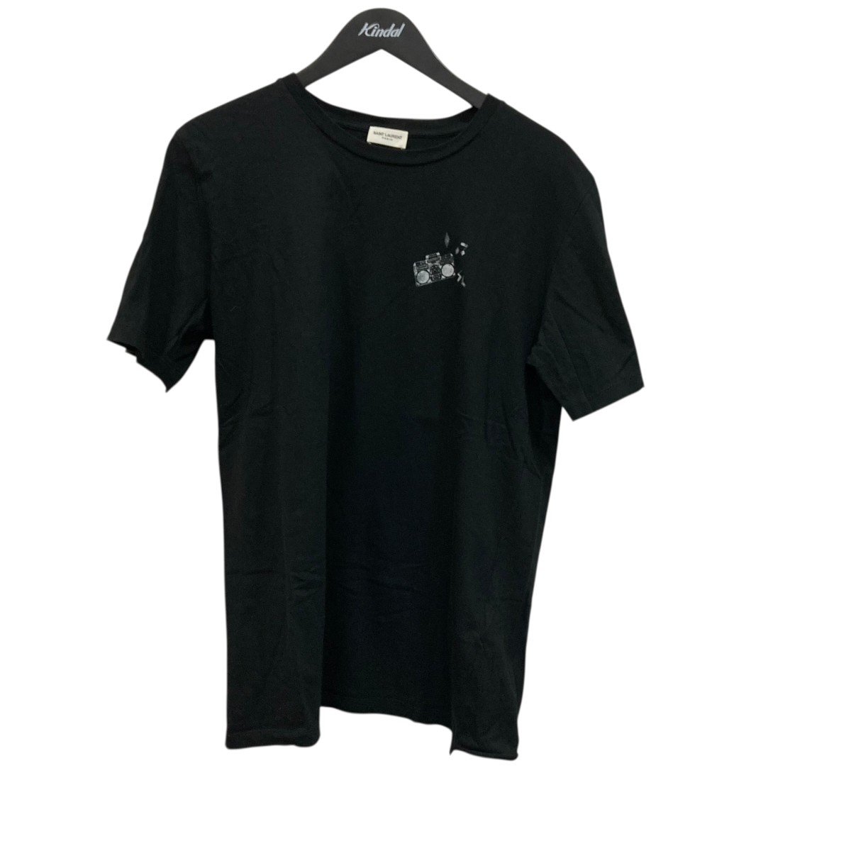 【中古】\u003cBR\u003eSaint Laurent Paris\u003cBR\u003eTプルオーバー 579047 黒いこと 大きさ：XS\u003cBR\u003e【通貨価値思いなおす】