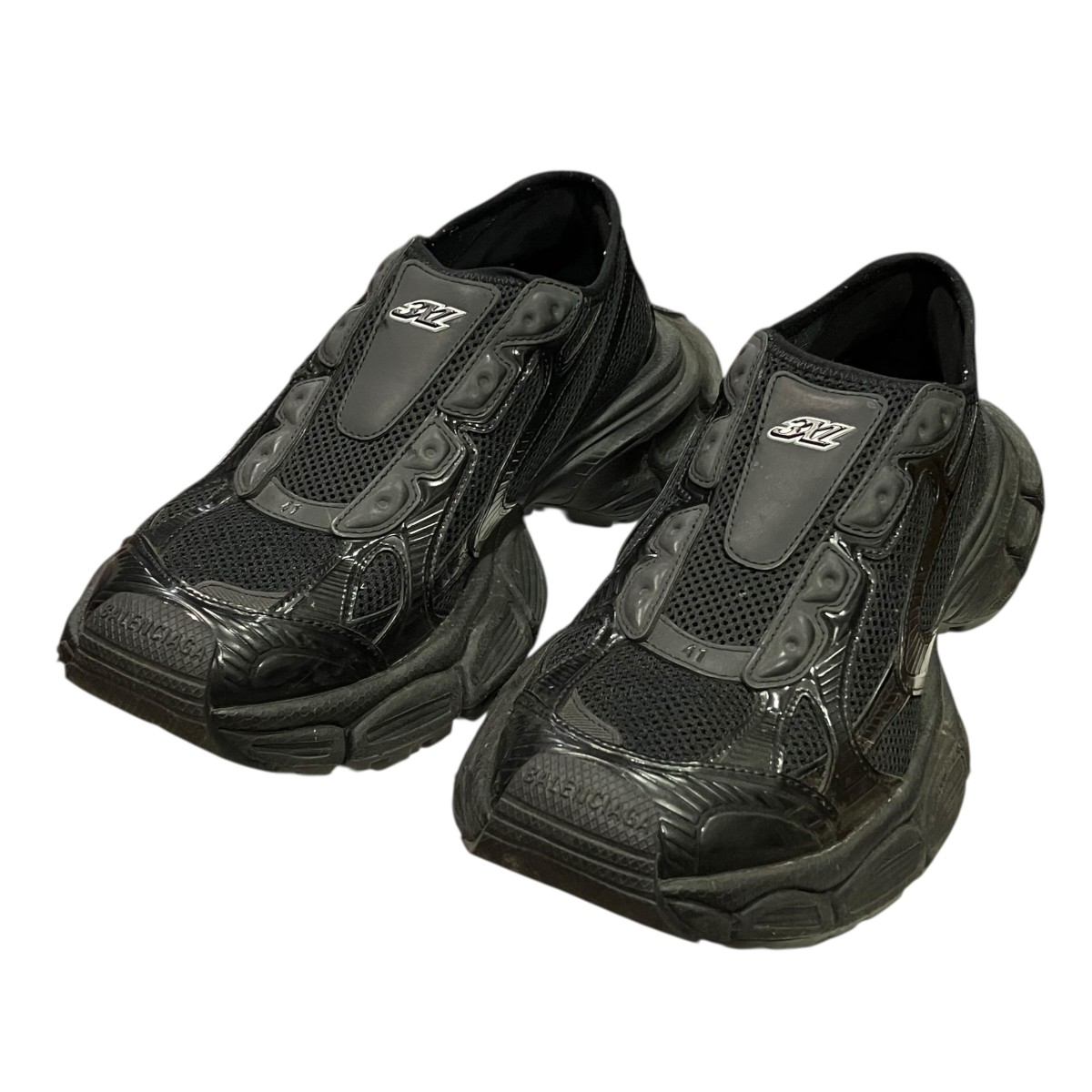 【中古】BALENCIAGA 3XL SLIP ON スリッポン 798531 黒いこと 大きさ：41 【060626】（バレンシアガ）