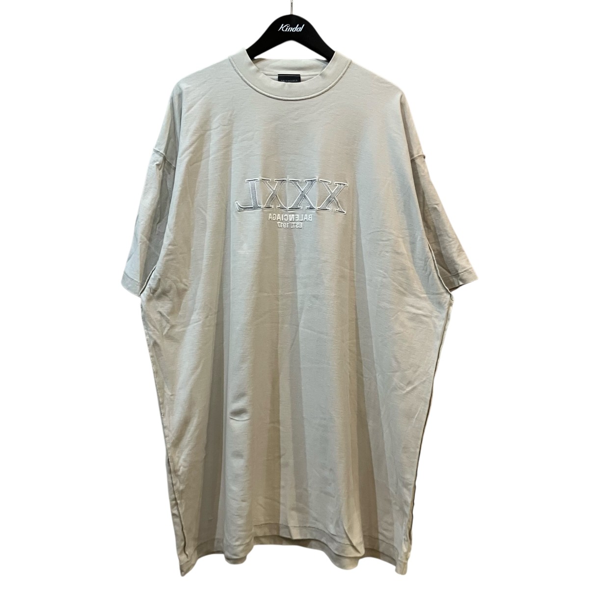 【中古】\u003cBR\u003eBALENCIAGA\u003cBR\u003e内部アウトプルオーバー 720198 ともし火ベージュ 大きさ：4\u003cBR\u003e【必要経費思いかえす】