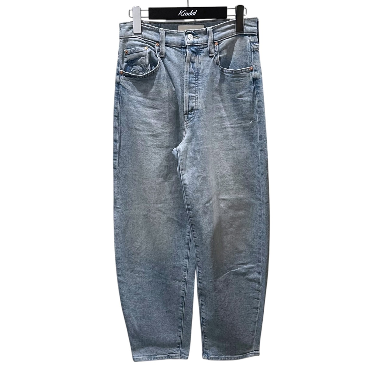 【中古】mother ジーンズズボン下 The Curbside Ankle ザ 曲線状の形姿勢 アンクル 10486-259 ライトインディゴ 大きさ：26 【050526】（お母さん）