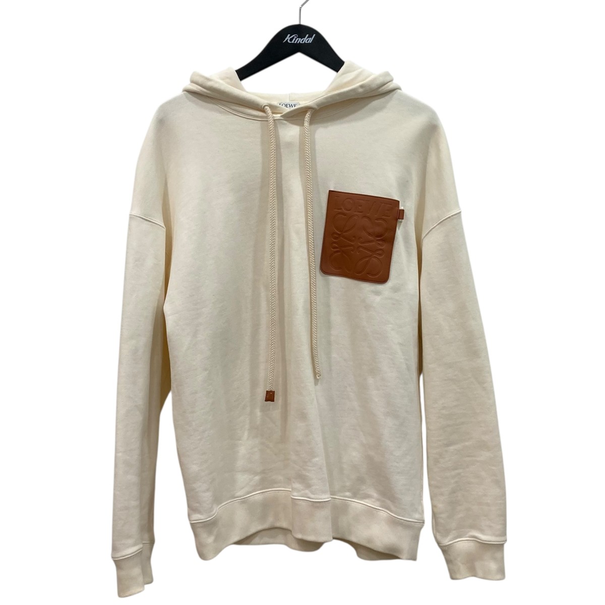 【中古】LOEWEパーカー H526Y25J12 アイボリー サイズ:S【価格見直し】|ブランド古着のカインドオル
