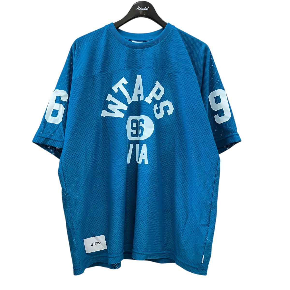 【中古】WTAPS QB ／ SS ／ POLY 251ATDT-CSM27 ブルー サイズ：3 【050526】（ダブルタップス）
