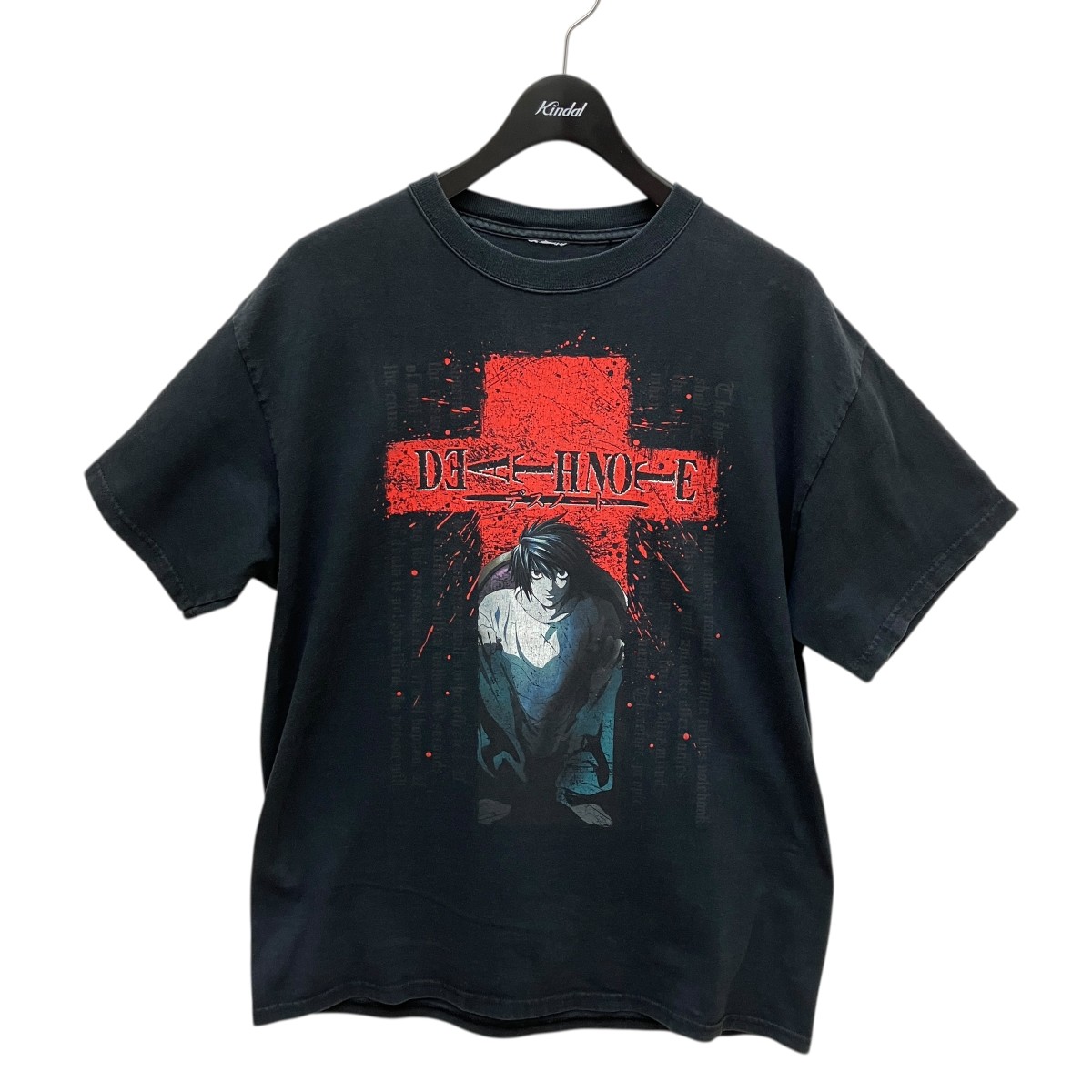 【中古】DEATH NOTE 00’ｓ Vintage プルオーバー 黒いこと 大きさ：L 【050526】（デスノート）
