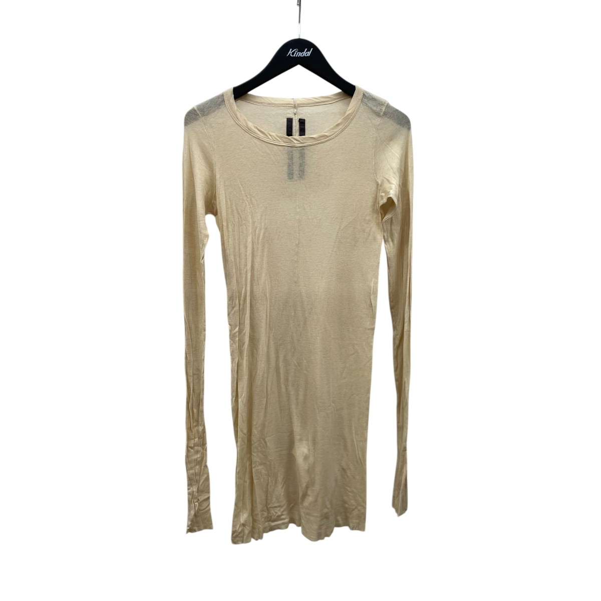 【中古】RICK OWENS 長袖カットソー ベージュ サイズ：XS 【050526】（リックオウエンス）
