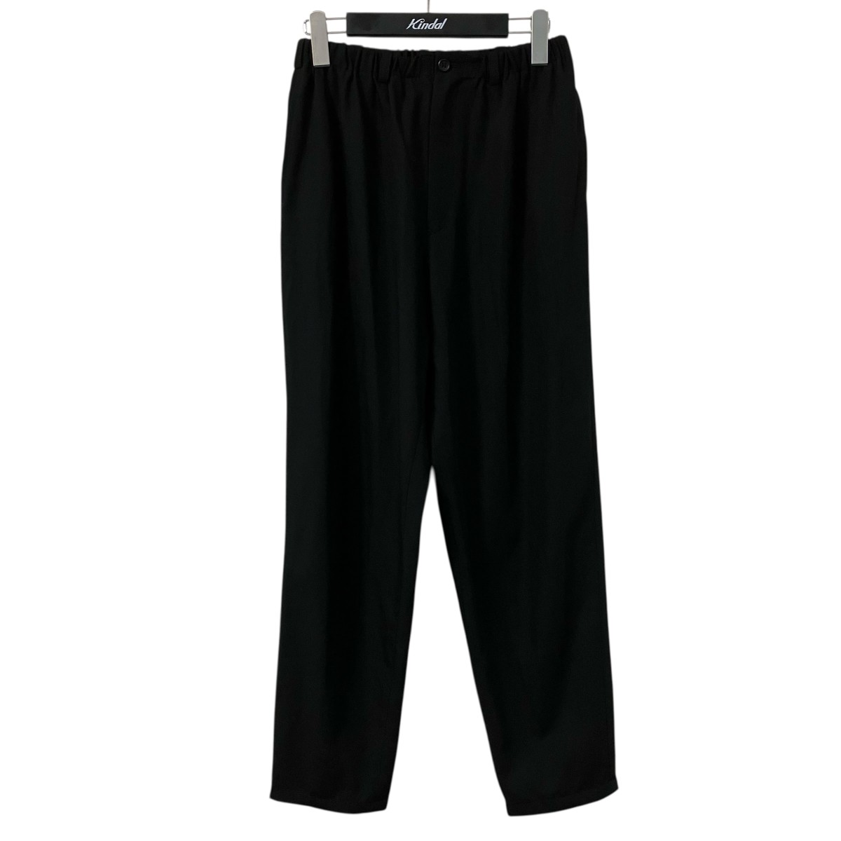 【中古】Y&rsquo;s　ウールギャバ イージーパンツ ブラック サイズ：- 【050526】（ワイズ）｜ブランド古着のカインドオル