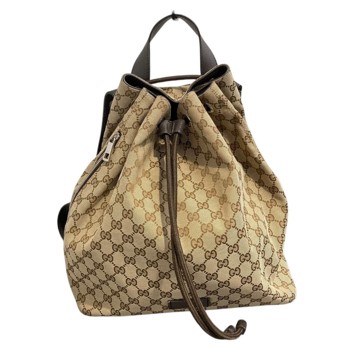 【中古】GUCCI GG帆布 背嚢 449175 ベージュ 【050526】（グッチ）