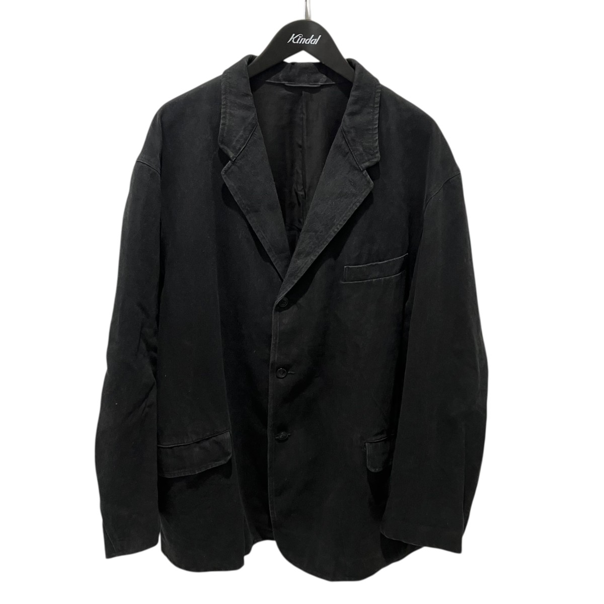 【中古】COMOLI 25SS ブラックドリルジャケット ジャケット B01-01010 ブラック サイズ：3 【050526】（コモリ）