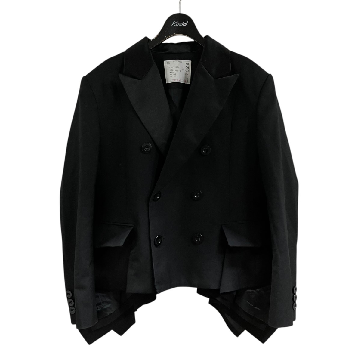 【中古】sacai スーチングジャケット 黒いこと 大きさ：1 【050526】（サカイ）