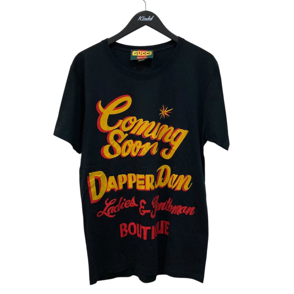 【中古】GUCCI Dapper Dan 半袖Ｔシャツ 493117X3P54 ブラック サイズ：M 【050526】（グッチ）