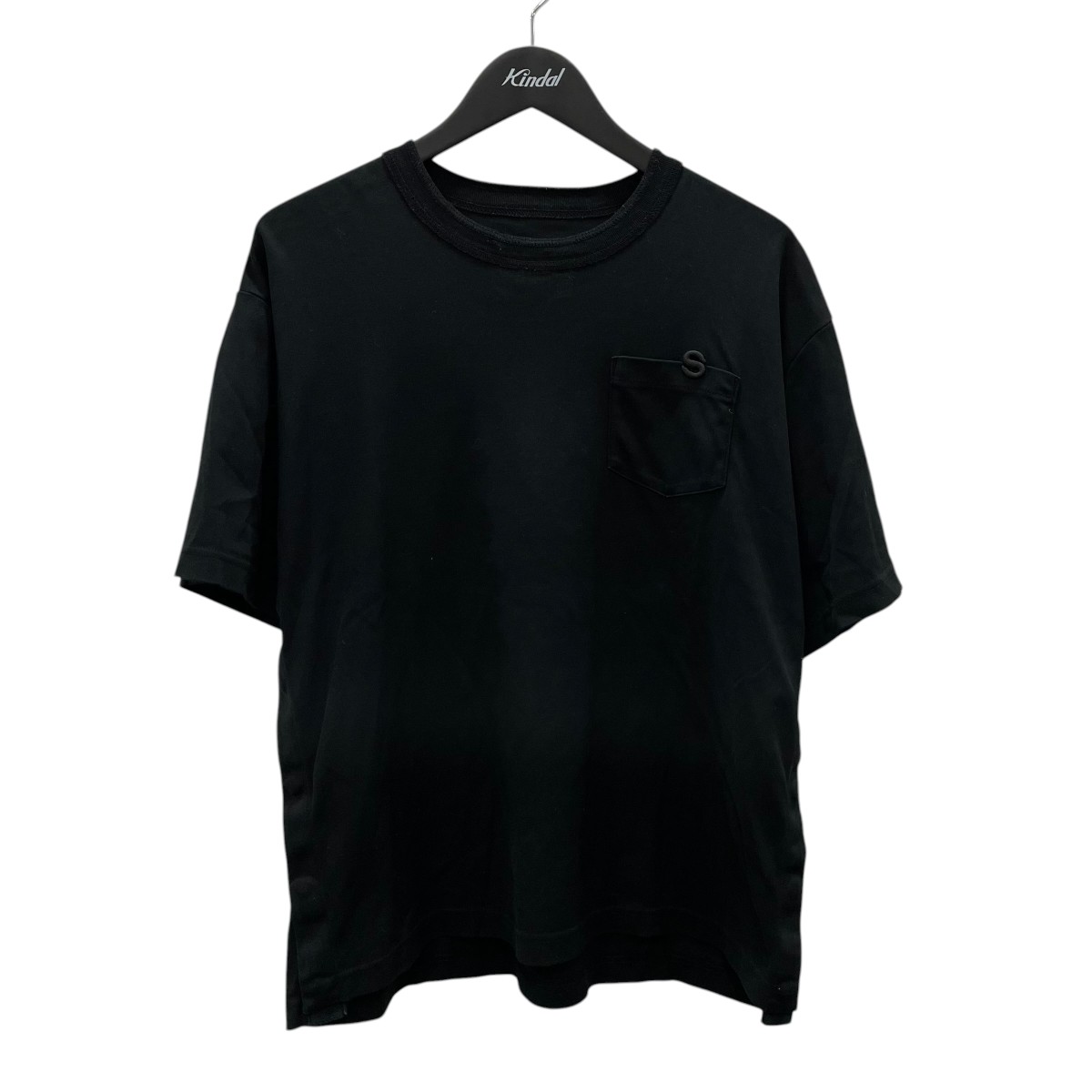 【中古】sacai 半袖Tシャツ 2303029M ブラック サイズ：1 【050526】（サカイ）