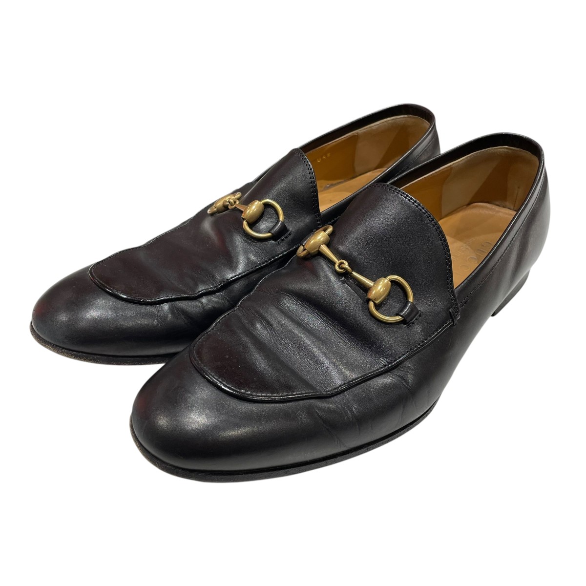 【中古】GUCCI ホースビットローファー 482467 黒いこと 大きさ：8 【050526】（グッチ）