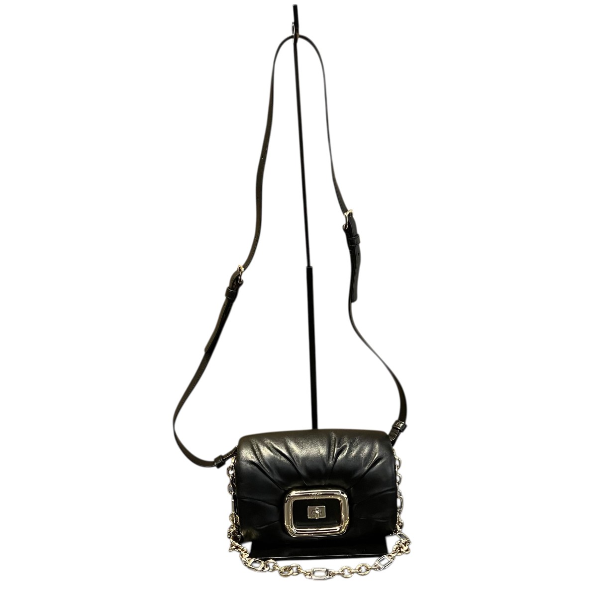 【中古】Roger Vivier ショルダーバッグ RBWAOGJ0100YDRB999 黒いこと 【060526】（ロジェ ヴィヴィエ）