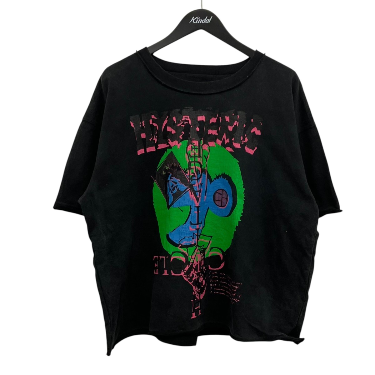 【中古】\u003cBR\u003eHysteric Glamour×CIRCLE HERITAGE\u003cBR\u003e刷り上げるプルオーバー 黒いこと×マルチ色つや 大きさ：XL\u003cBR\u003e【必要経費思いかえす】