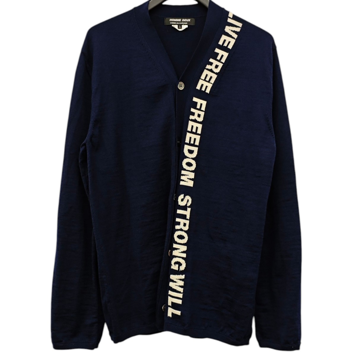 【中古】COMME des GARCONS HOMME DEUX ジレー DG-N002 米国海軍 大きさ：L 【060526】（コムデギャルソンオムドゥ）