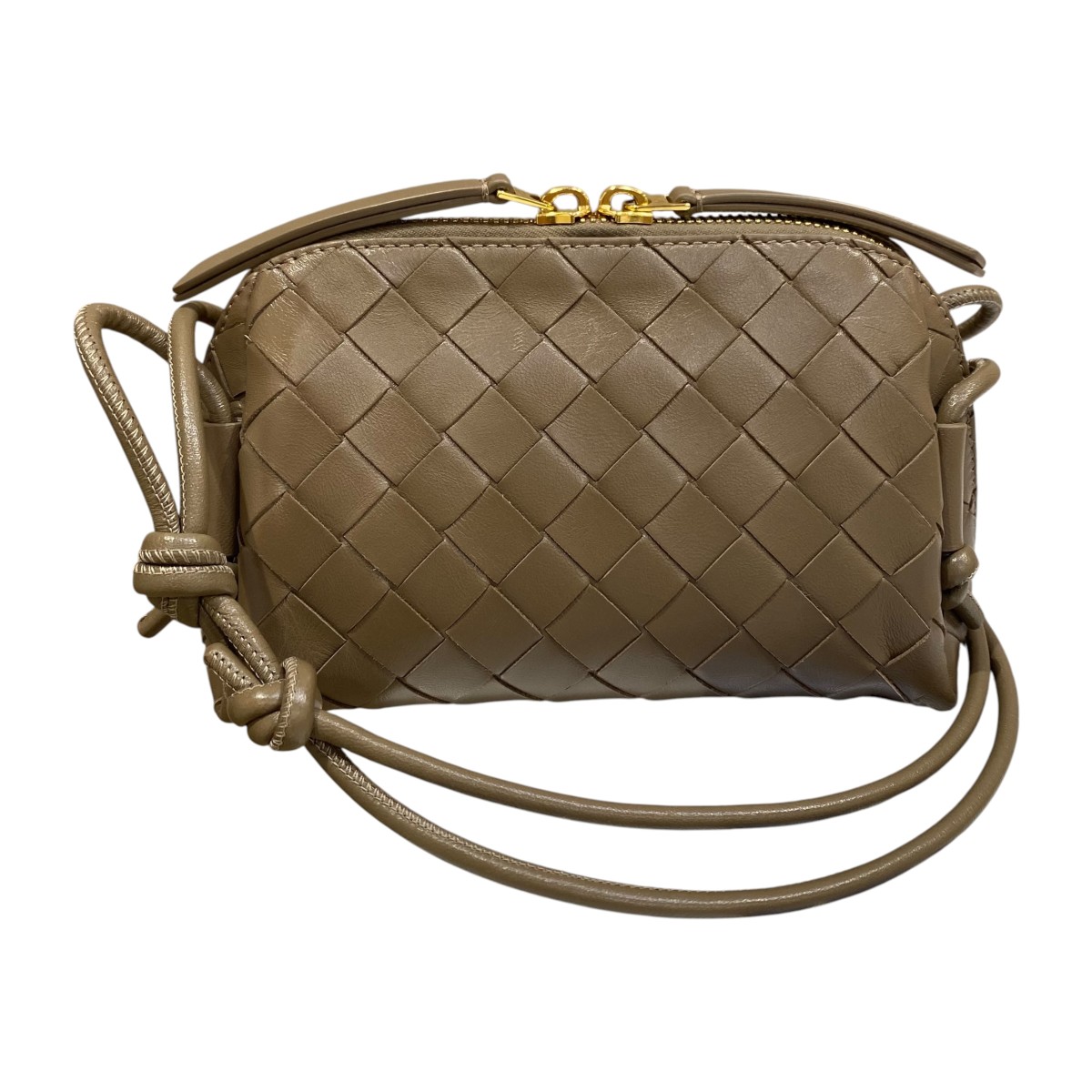 【中古】BOTTEGA VENETA 音楽会車寄せ 赤銅色 【060526】（ボッテガヴェネタ）