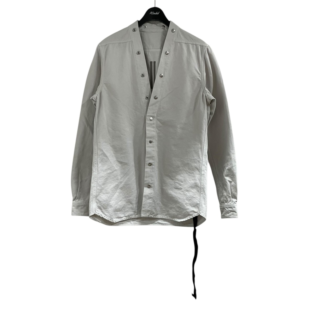【中古】DRKSHDW 26SS コットンデニムラリーシャツ DU01F4287-CVS ｢LARRY SHIRT - MILK WASH｣ 白いこと 大いさ：XS 【070526】（ダークシャドウ）