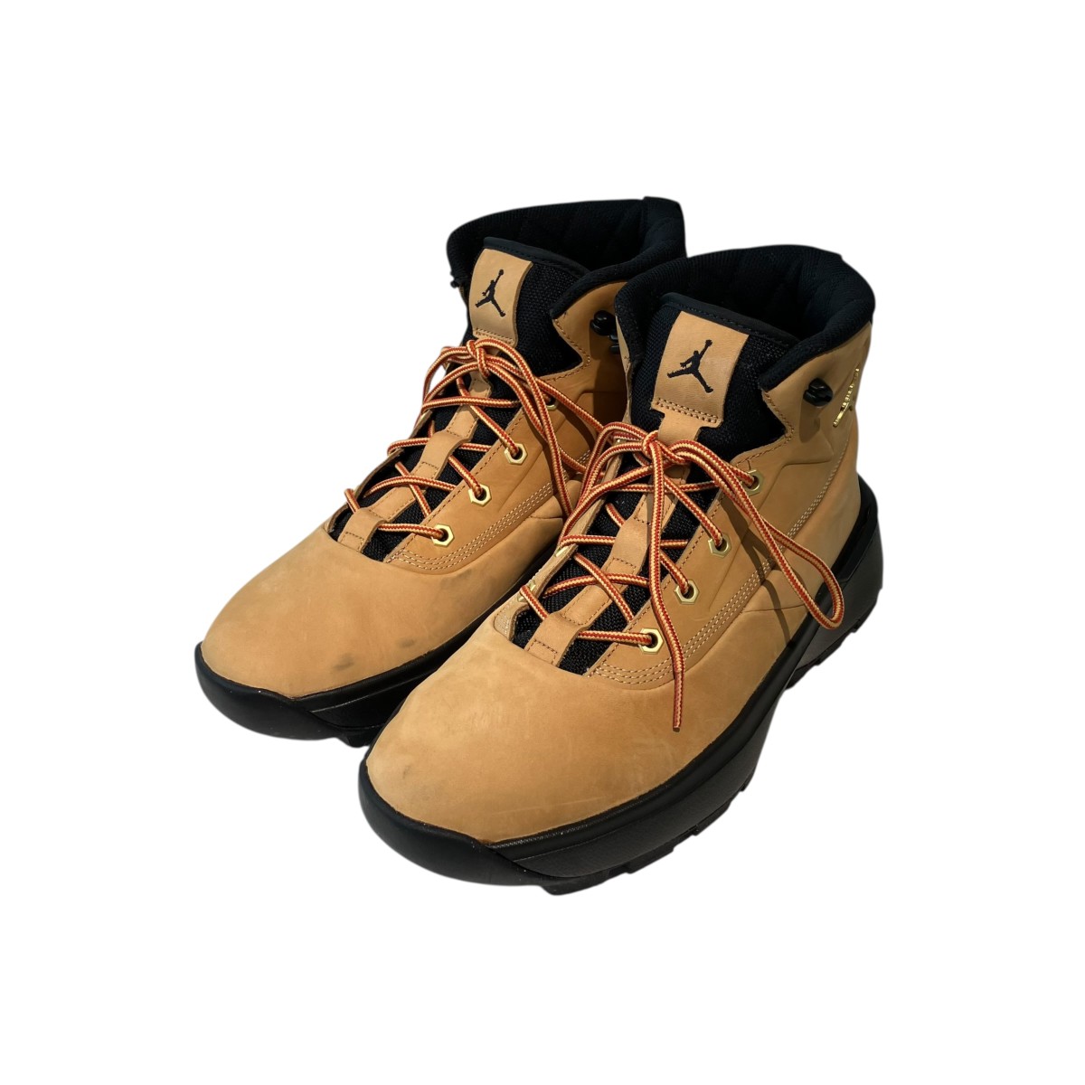 【中古】\u003cBR\u003eNike\u003cBR\u003eJordan City Boots Flax／Black ハイカットスニーカー hv4580-200 カーキ 大きさ：27.5\u003cBR\u003e【通貨価値思いなおす】