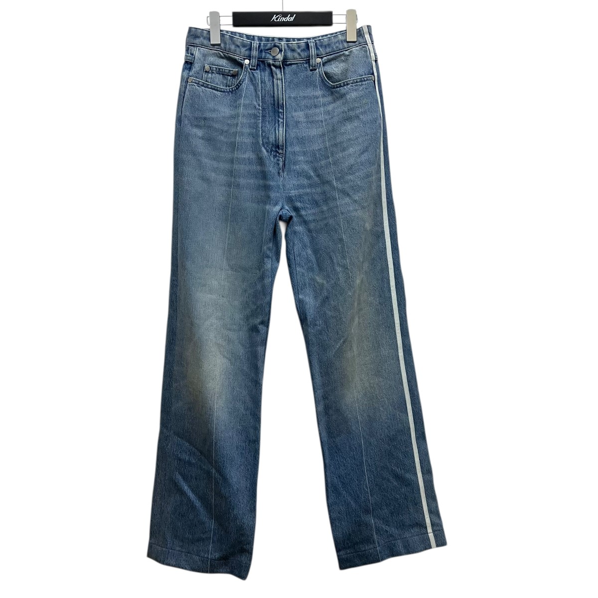 【中古】PETER  DO サイドラインデニムパンツ 27PD03U172 インディゴ 大きさ：28 【070526】（ピータードゥ）