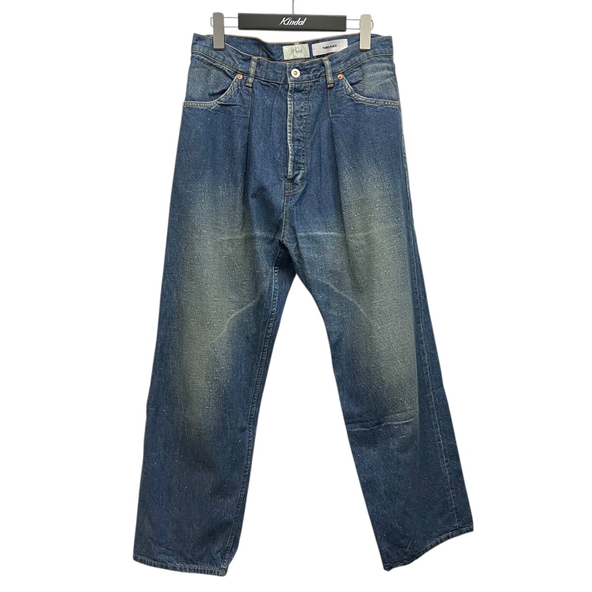 【中古】HERILL×THIRD PLACE Nepdenim 4PK ウォッシュドデニムパンツ 25-030-HL-8250-10 インディゴ サイズ:2 【070526】(ヘリル×サードプレイス)|ブランド古着のカインドオル