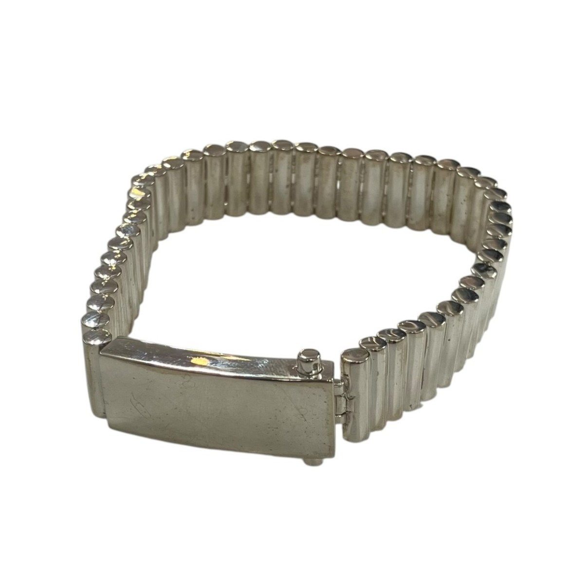 【中古】BOTTEGA VENETA ウォッチブレスレット しろがね色 【070526】（ボッテガヴェネタ）