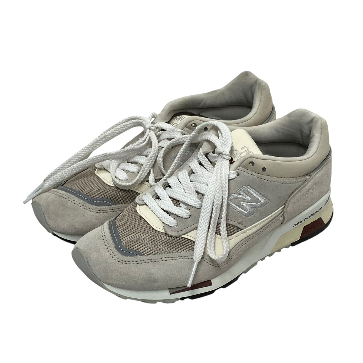 【中古】NEW BALANCE スニーカー U1500WBR ライトグレー サイズ：5 1/2 【080526】（ニューバランス）