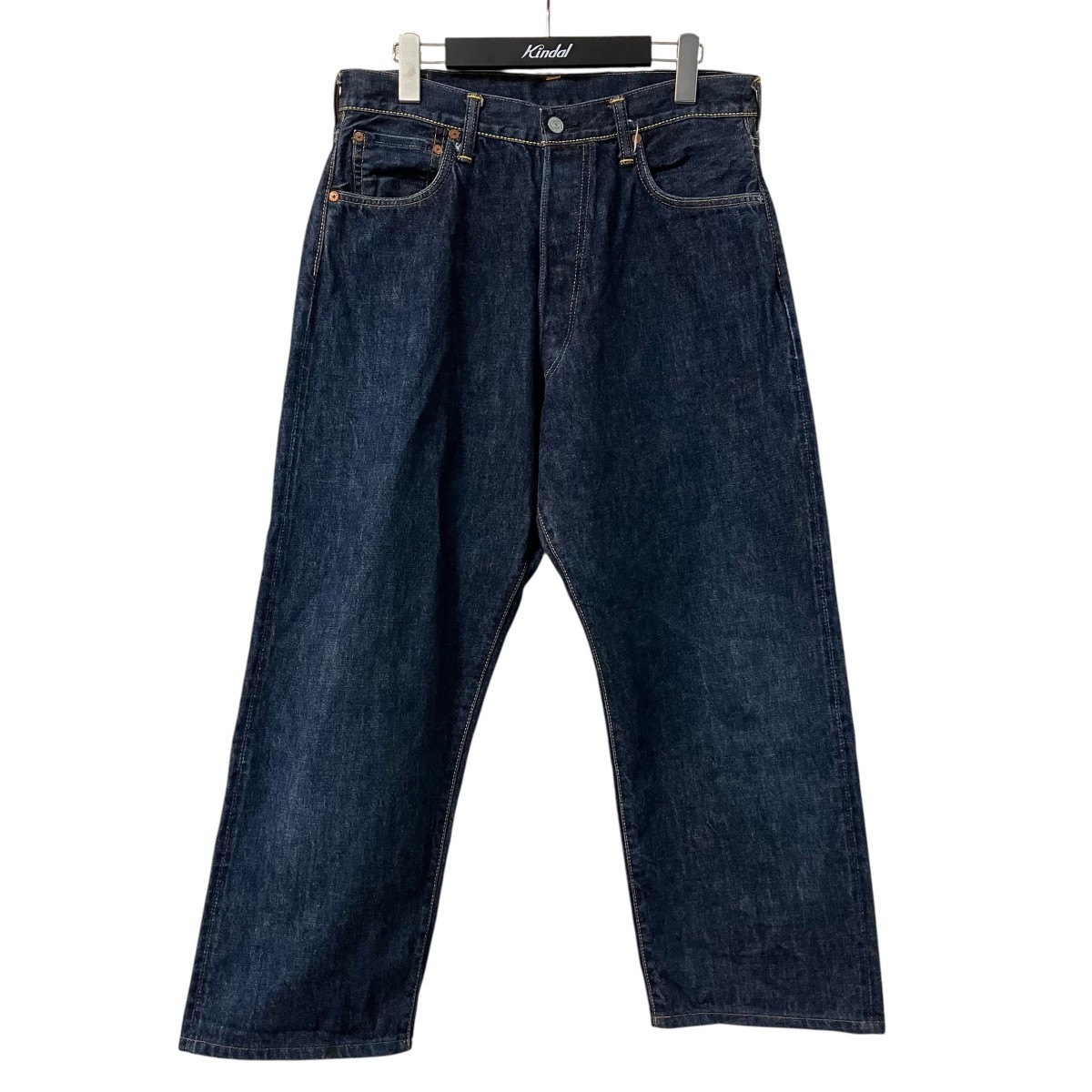 【中古】EVISU 2001 NO2 ジーンズズボン下 インディゴ 大きさ：33×35 【080526】（エヴィス）