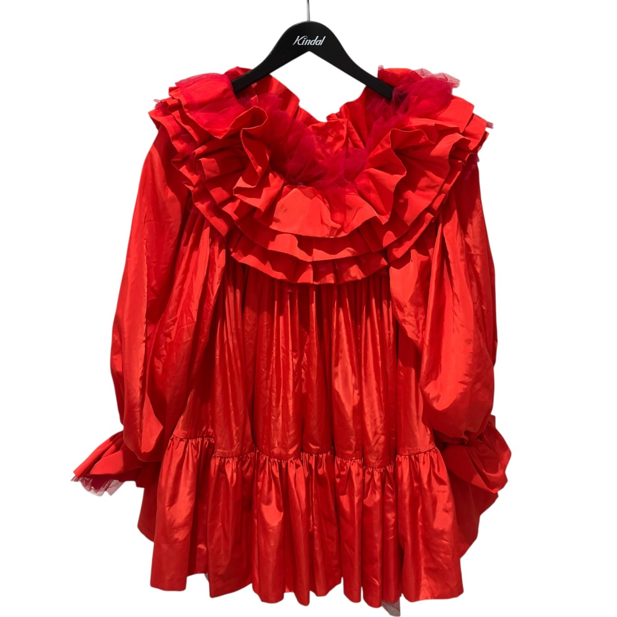 【中古】VIVANO×jurk 24AW Layered Mini Dress お召しもの VxJ-AW24-DR 赤いこと 大いさ：Free 【080526】（ヴィヴィアーノ×ユルク） レディースファッション-ワンピース