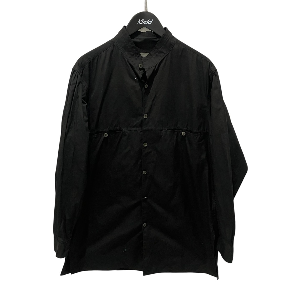 【中古】\u003cBR\u003eY’S for men\u003cBR\u003eCROSSED CHEST POCKET SHIRT 長袖プルオーバー mj-b06-017 黒いこと 大きさ：3\u003cBR\u003e【通貨価値思いなおす】