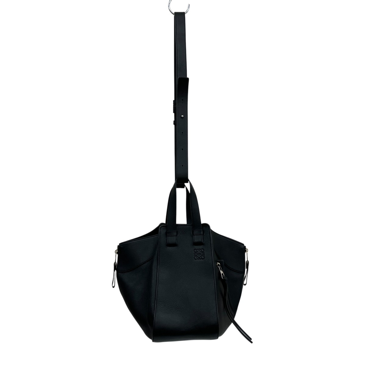 【中古】LOEWE HAMMOCK SMALL ショルダーバッグ 387 30 S35 黒いこと 【080526】（ロエベ）