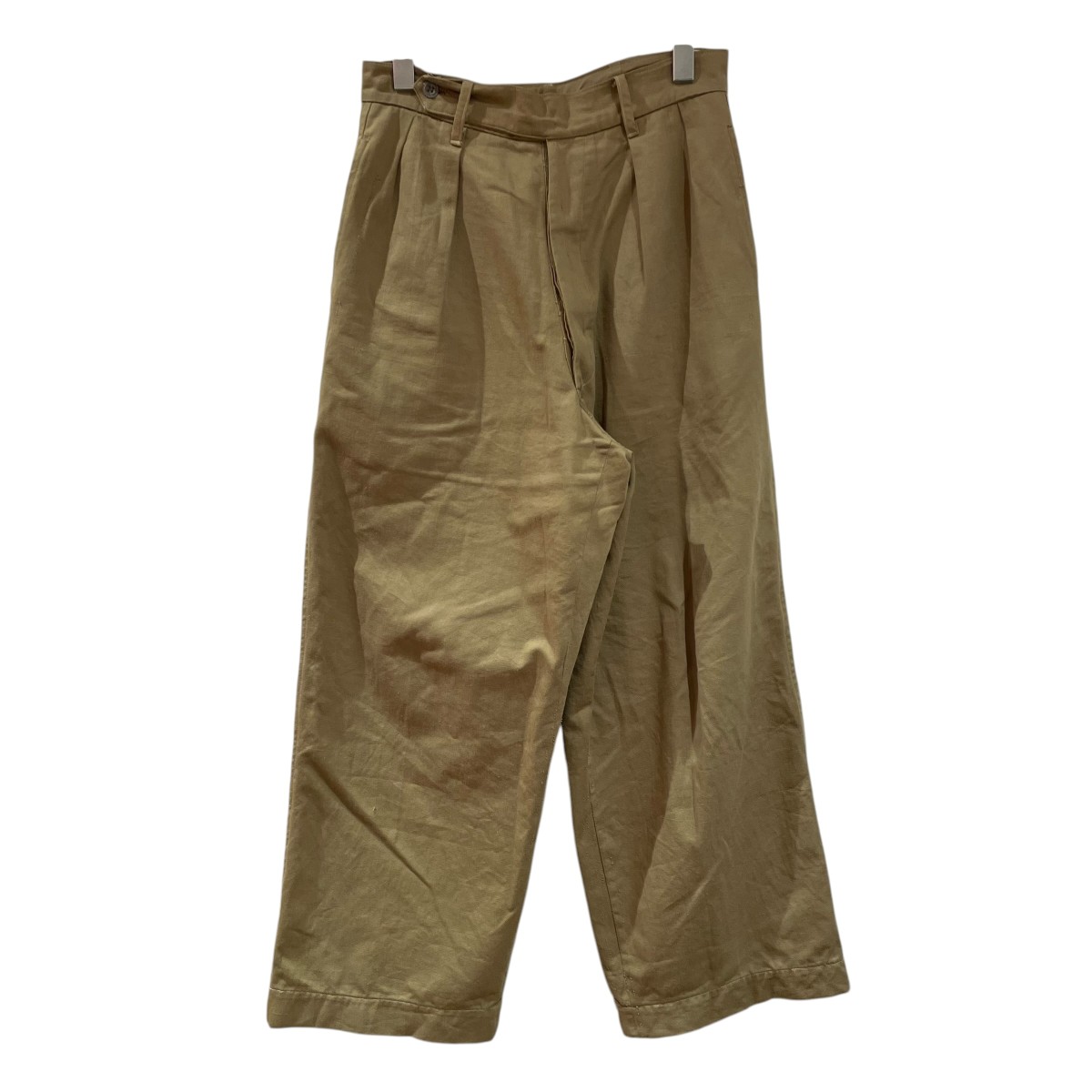 【中古】USED 40S 連合王国分軍 グルカパンツ 緑であること 大きさ：曖昧模糊たる 【080526】（ユーズド）