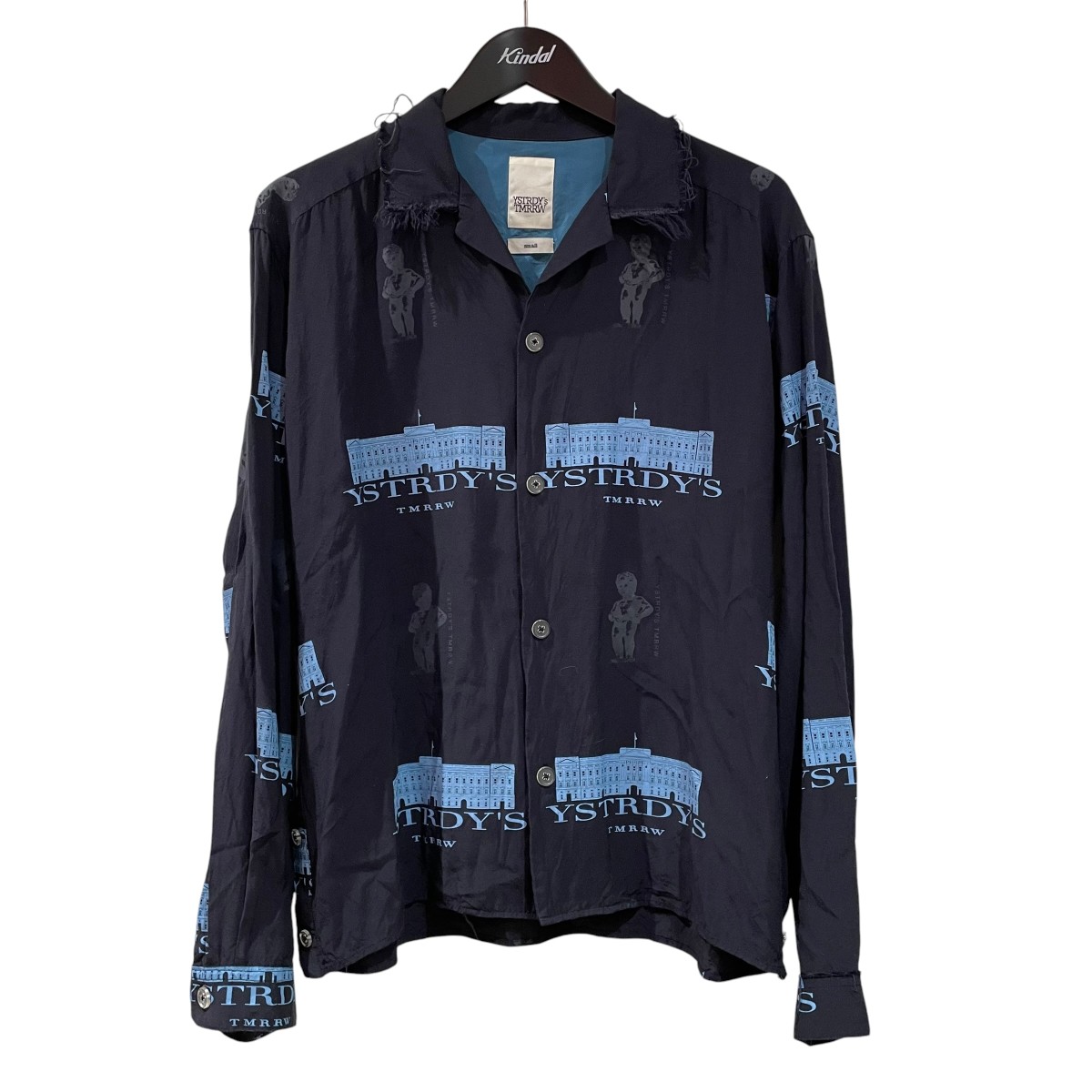 【中古】YSTRDY’S TMRRW P＆J DREAMER SHIRT 長袖プルオーバー YT-S0414 黒いこと 大きさ：S 【080526】（イエスタデイズトゥモロウ）