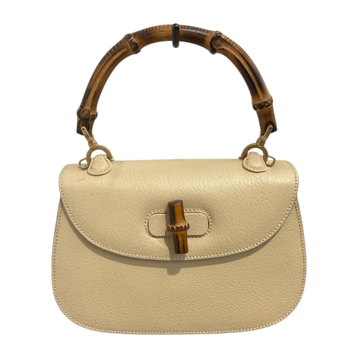 【中古】GUCCI バンブーハンド 御徒面子 000 1014 0188 ベージュ 【090526】（グッチ）