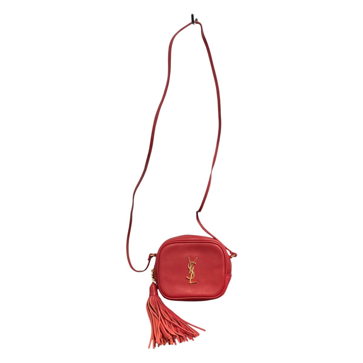【中古】YVES SAINT LAURENT ブロガー ショルダーバッグ 425317 赤いこと 【090526】（イヴサンローラン）