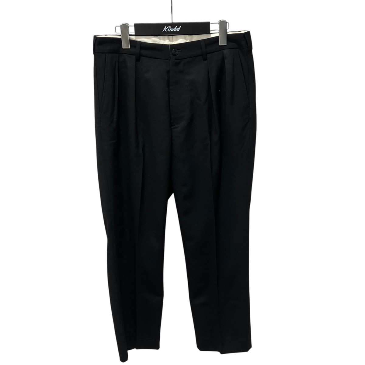 【中古】anytee classicsOfficer Pants Black Gabardine スラックス 352-16201-202412 ブラック サイズ：M【価格見直し】｜ブランド古着のカインドオル