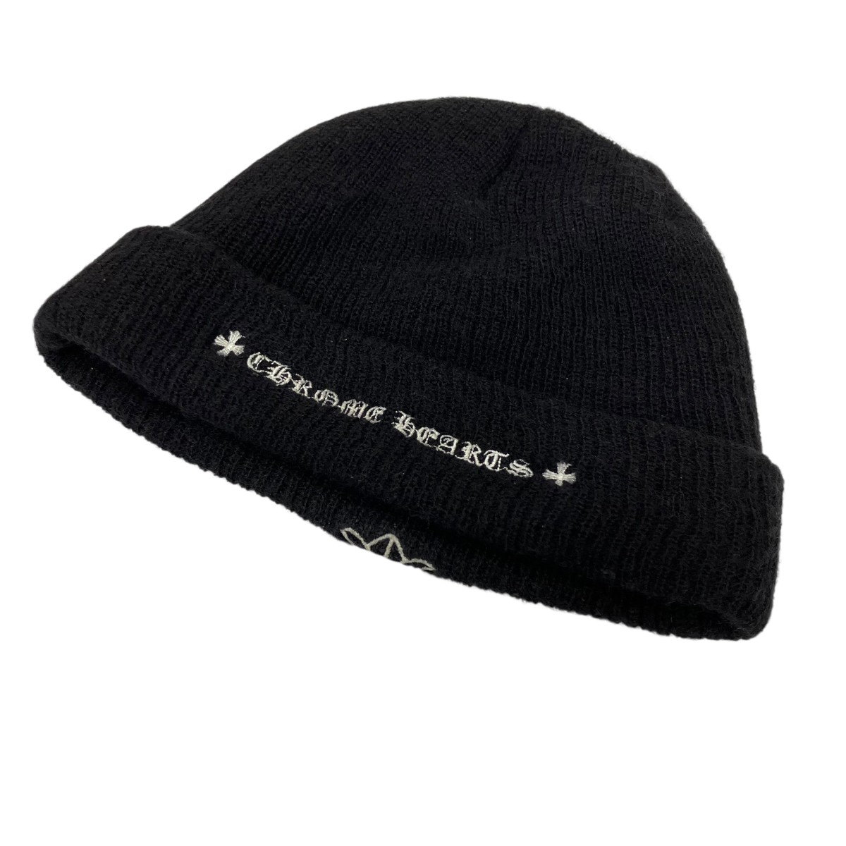 【中古】CHROME HEARTS 編み物帽 黒いこと 大きさ：- 【090526】（クロムハーツ）