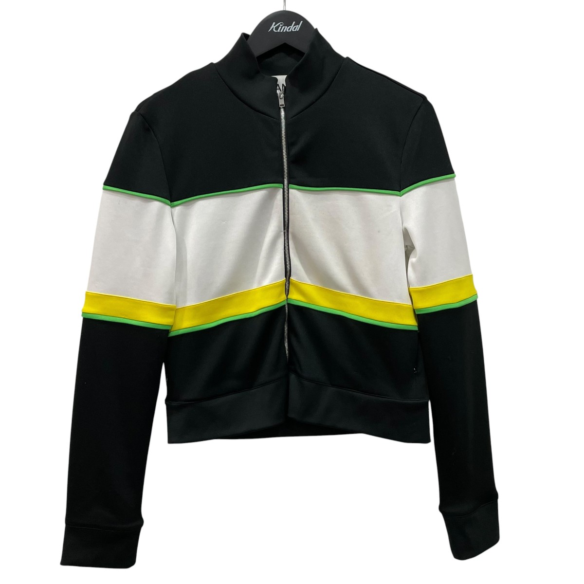 【中古】GanniStriped Appliqued Track Jacket トラックジャケット ブラック&times;ホワイト サイズ：38【価格見直し】｜ブランド古着のカインドオル 14,527円