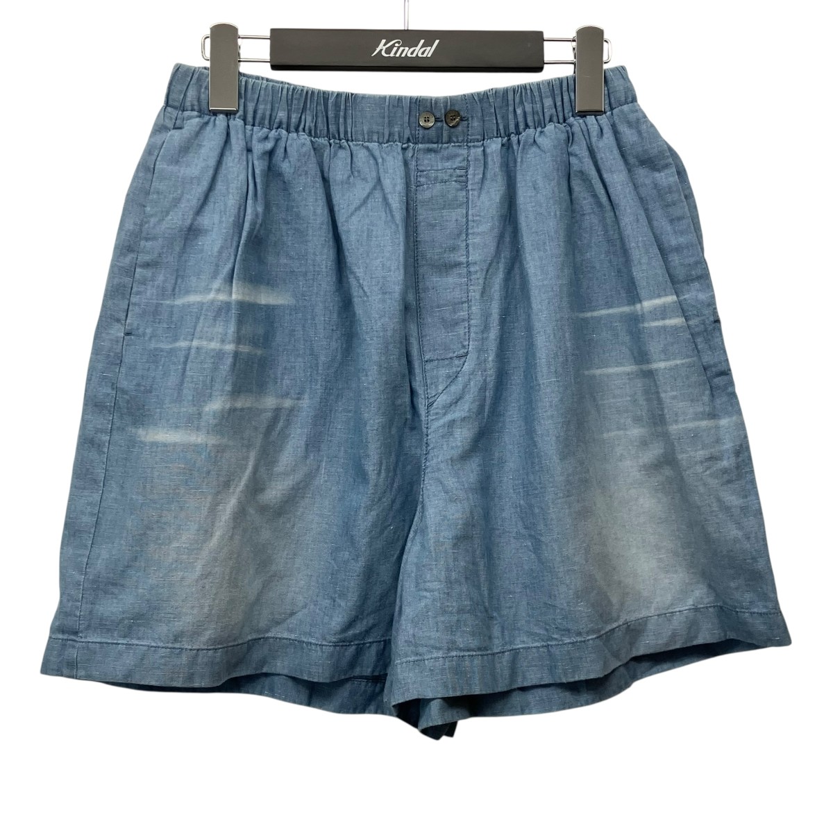 【中古】ACNE STUDIOS ロゴスタンプショートパンツ FN-MN-SHOR000254 インディゴ 大きさ：44 【100526】（アクネストゥディオズ）