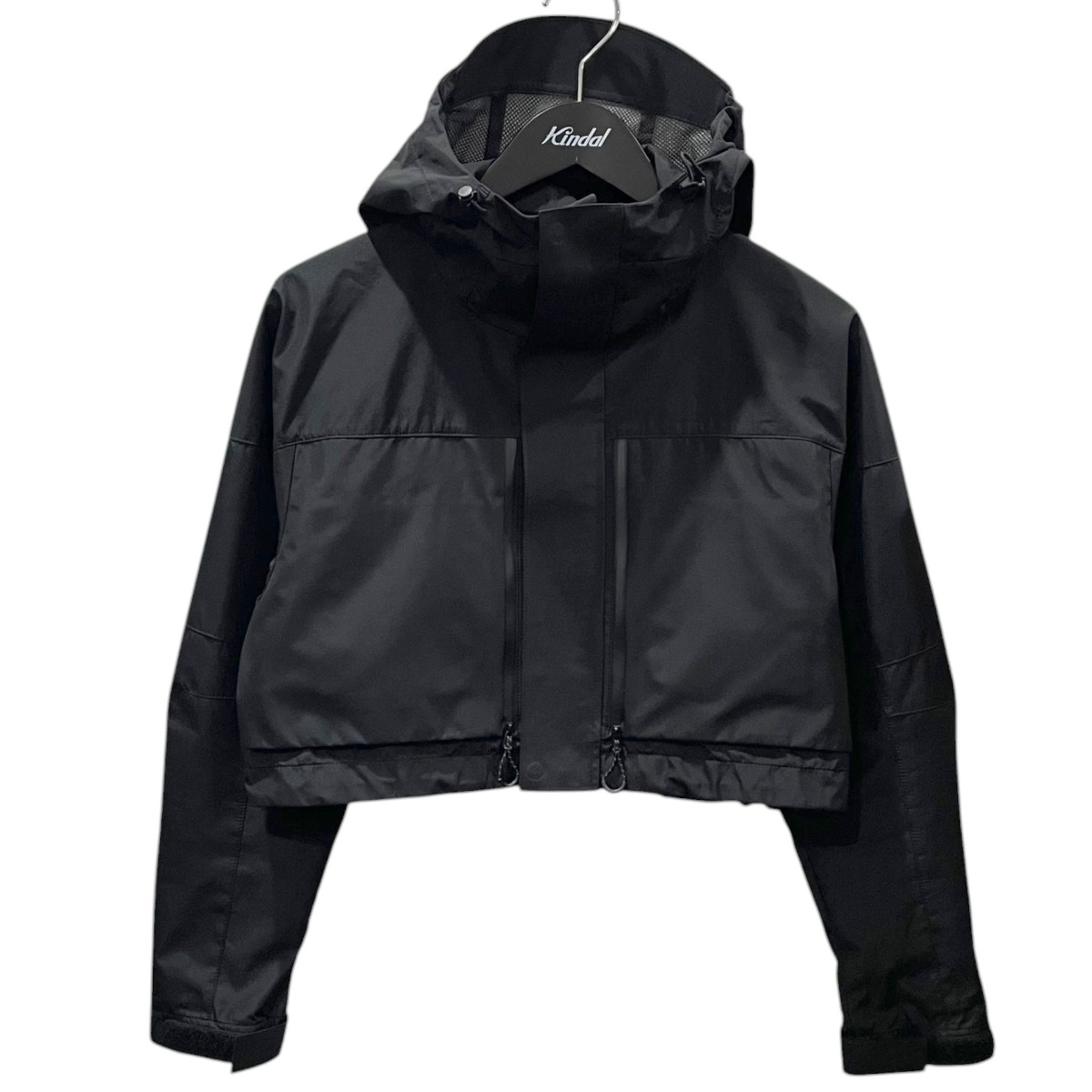 【中古】MARMOT CAPITAL　23AW マウンテンパーカー WINDSTOPPER CITIFIED UTILITY JACKET CROP ウィンドストッパー シティファイドユーティリティジャケットクロップ 23FW-L5-03 ブラック サイズ：XS 【100526】（マーモットキャピタル）｜ブランド古着のカインドオル