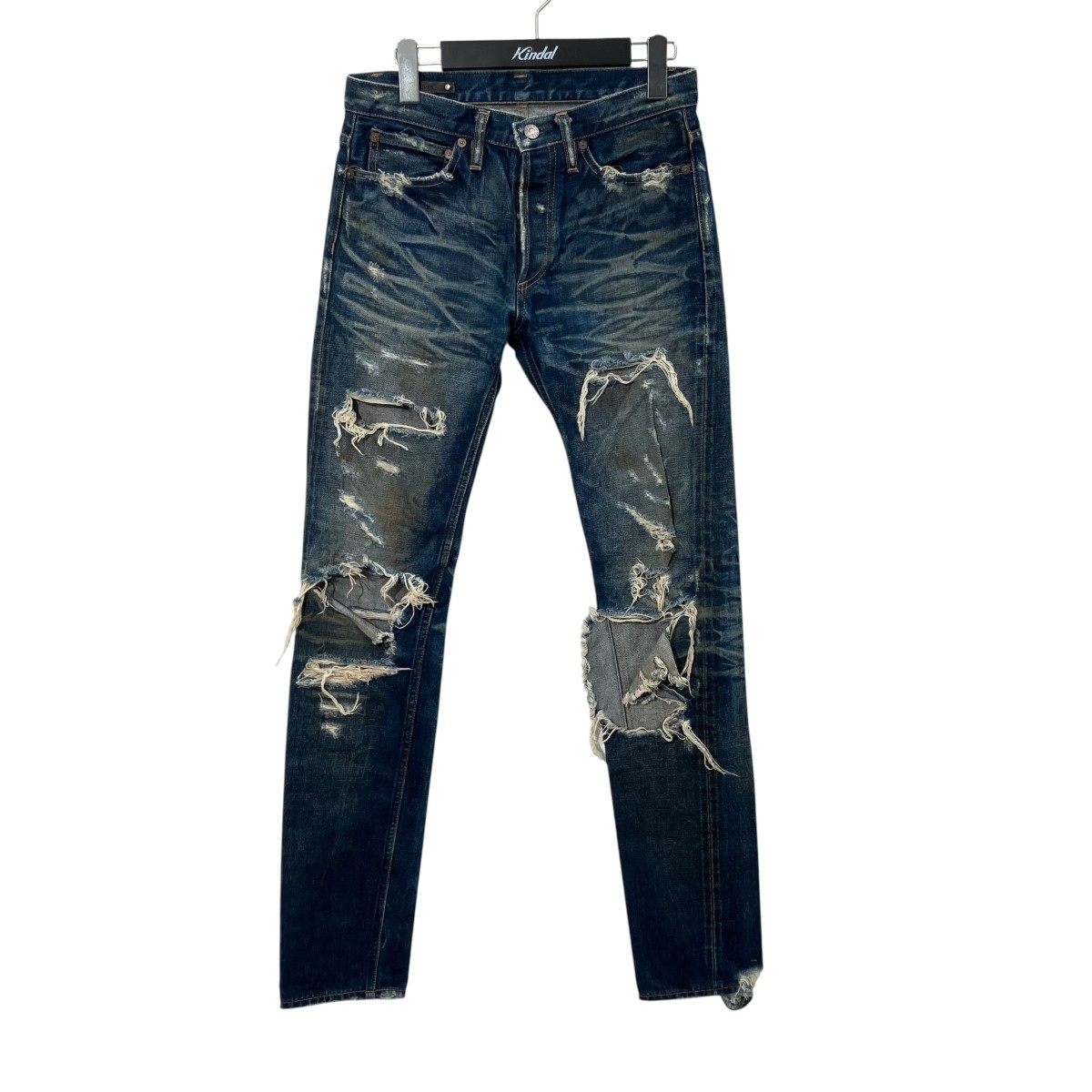 【中古】MINEDENIMデニムパンツ 1609-1005-86-292 インディゴ サイズ：6【価格見直し】｜ブランド古着のカインドオル