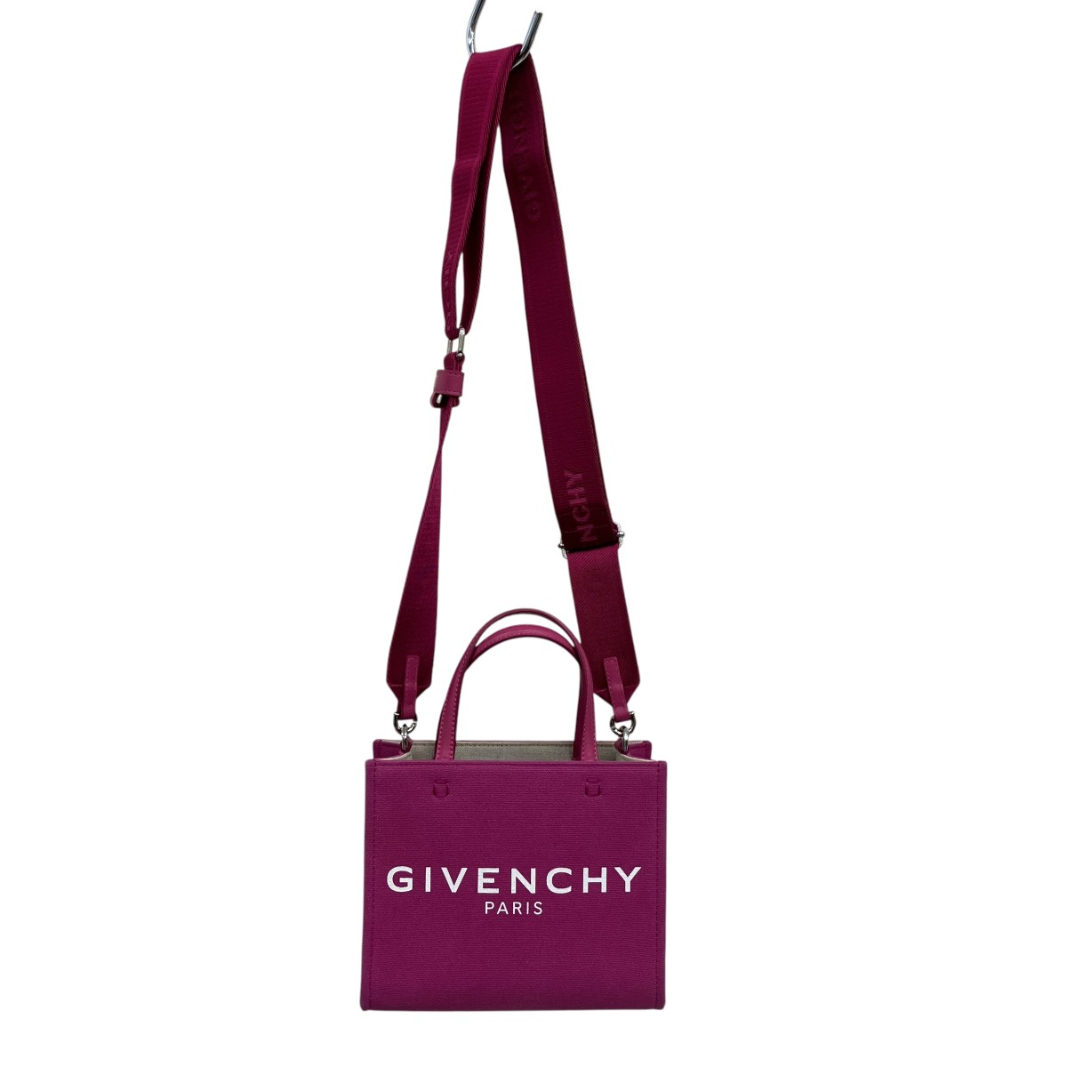 【中古】GIVENCHY Gトート 2WAYトートバッグ BB50N0B1TJ ショッキングサクラ色 【110526】（ジバンシィ）