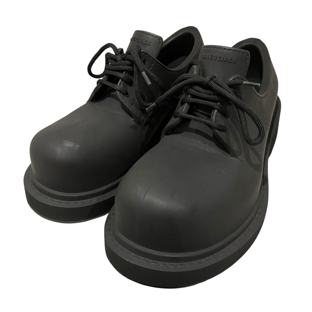 【中古】BALENCIAGA 【STEROID DERBY】 ステロイドダービーシューズ 717805 黒いこと 大きさ：41 【110526】（バレンシアガ）