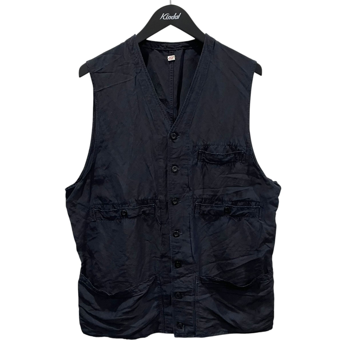 【中古】\u003cBR\u003eOUTIL\u003cBR\u003e25SS より良い GILET GIMIEZ ジレ ギミエ 米国海軍 大いさ：3\u003cBR\u003e【通貨価値思いなおす】