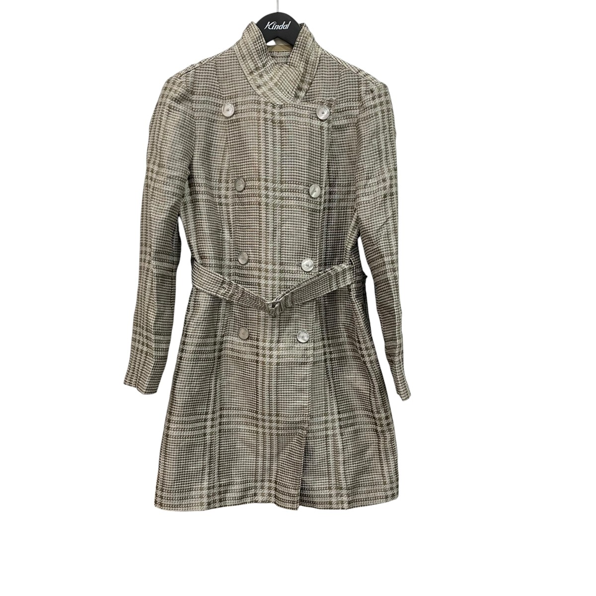 【中古】EMPORIO ARMANI 厚地の外套 L2L75T ベージュ 大きさ：38 【310526】（エンポリオアルマーニ）