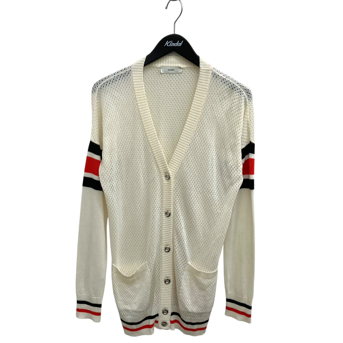 【中古】DIESELカーディガン アイボリー サイズ：XS【価格見直し】｜ブランド古着のカインドオル 11,070円