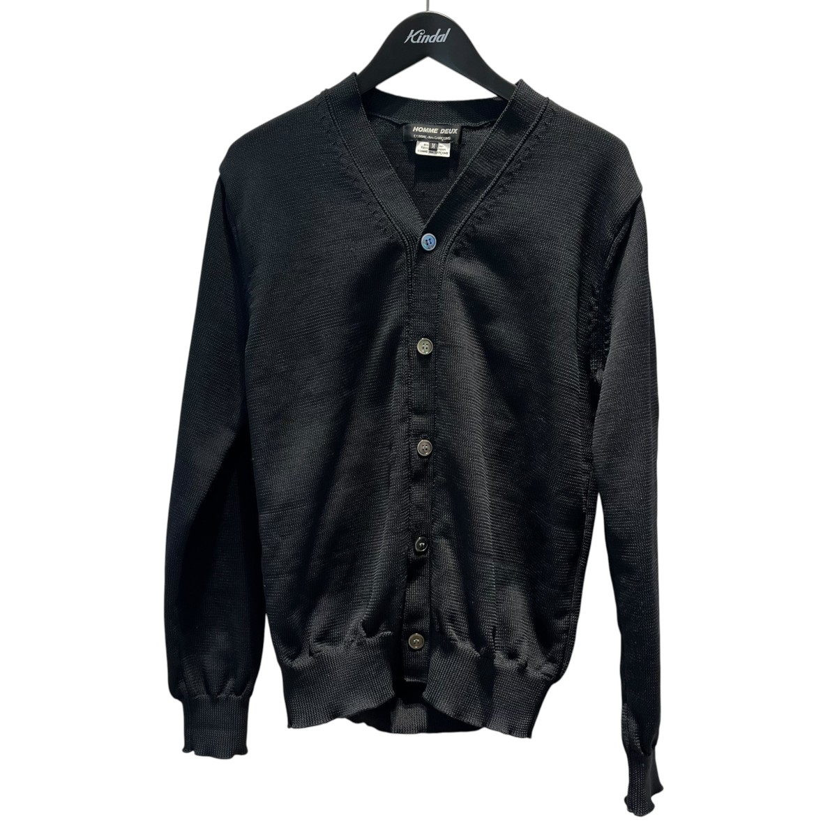 【中古】COMME des GARCONS HOMME DEUX 無地 ジレー DI-N014 黒いこと 大きさ：M 【110526】（コムデギャルソンオムドゥ）