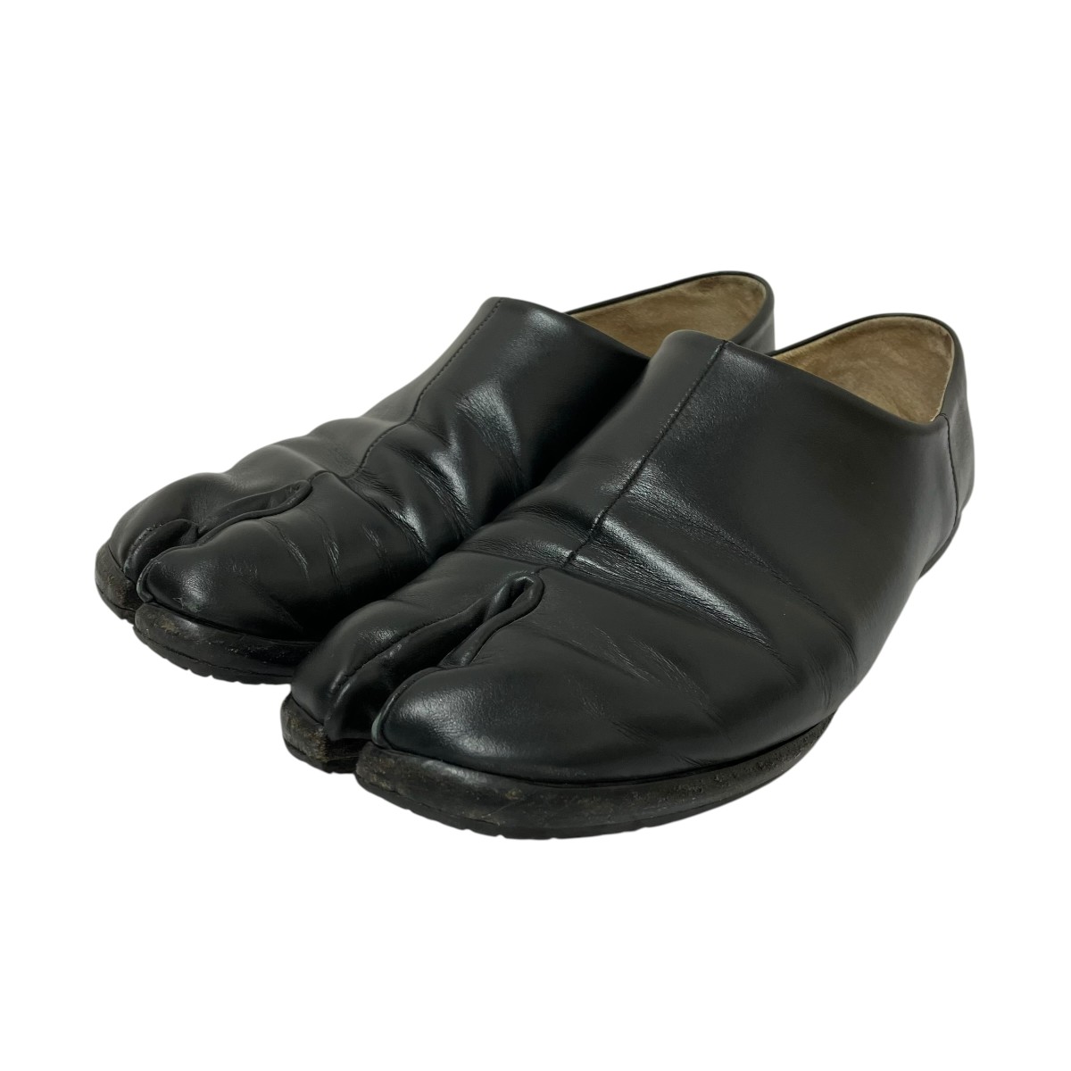 【中古】Martin Margiela22 なめし革シューズ S57WR0051 黒いこと 大きさ：40 【120526】（マルタンマルジェラライン22）