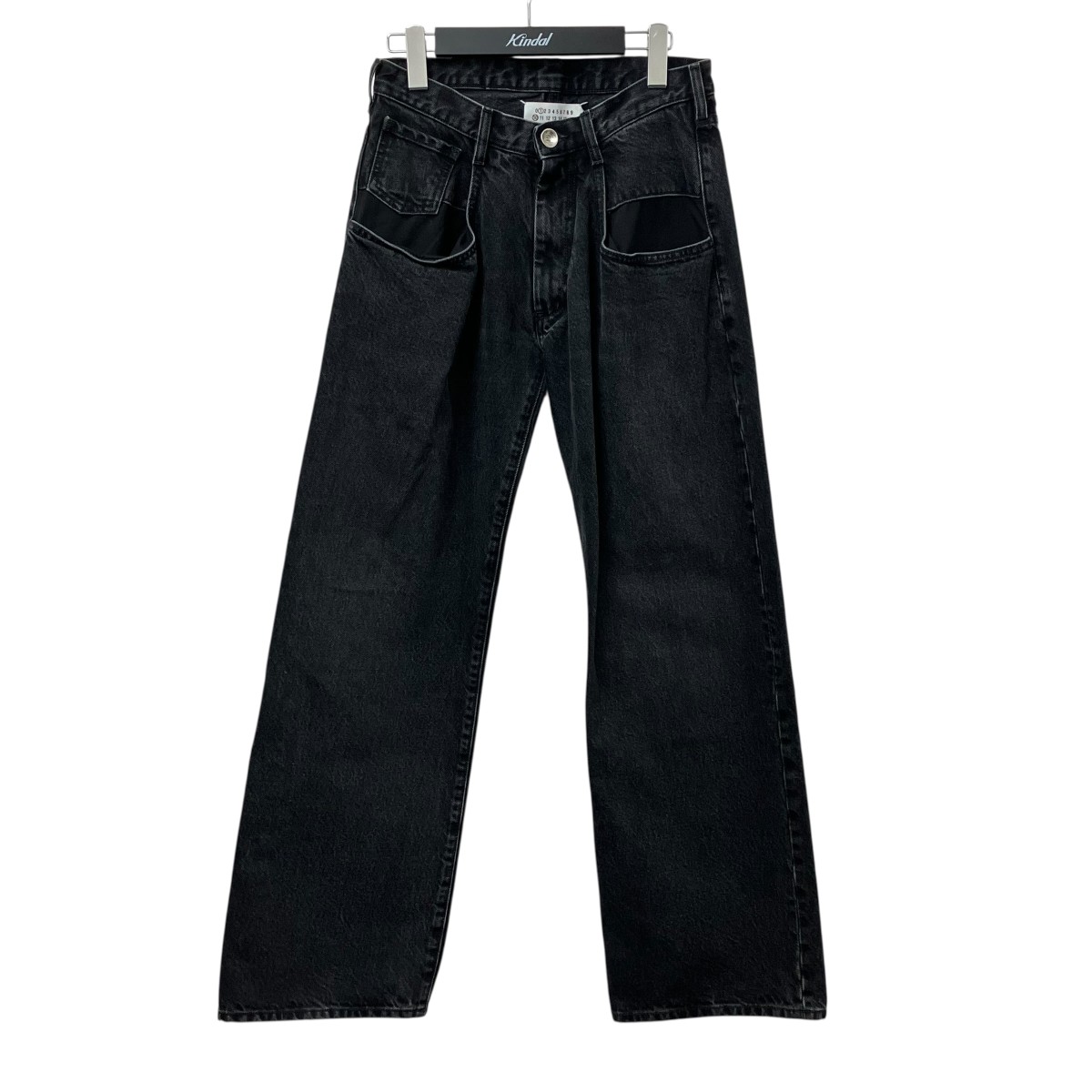 【中古】Maison Margiela ジーンズズボン下 S51天使の都市0052 S30743 黒いこと 大きさ：38 【120526】（メゾンマルジェラ）