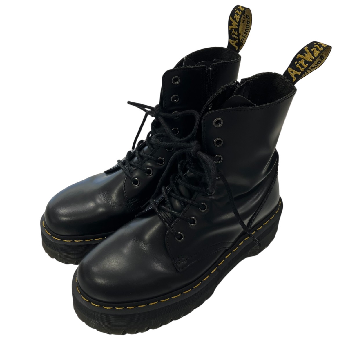 【中古】Dr．Martens 編上げブーツ aw006 黒いこと 大きさ：UK7(26糎) 【120526】（御医者さんマーチン）