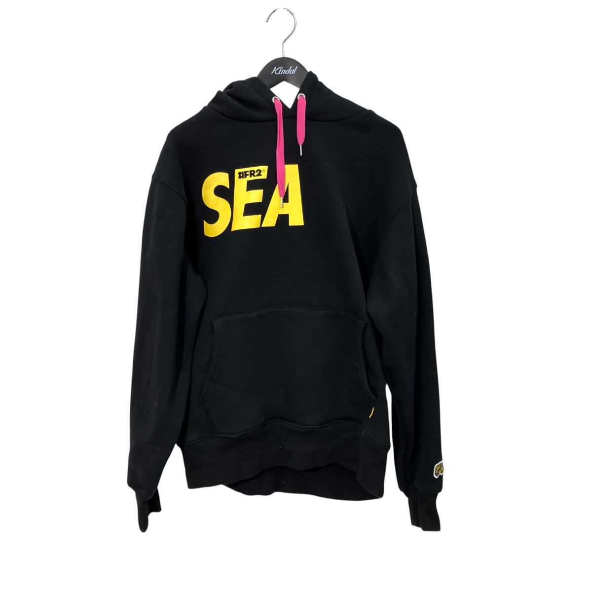 【中古】\u003cBR\u003eFR2×WIND AND SEA\u003cBR\u003eティーシャツパーカー 黒いこと 大きさ：L\u003cBR\u003e【必要経費思いかえす】